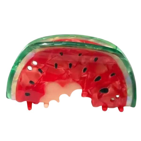 FRUIT WATERMELON HAIR CLAW CLIP