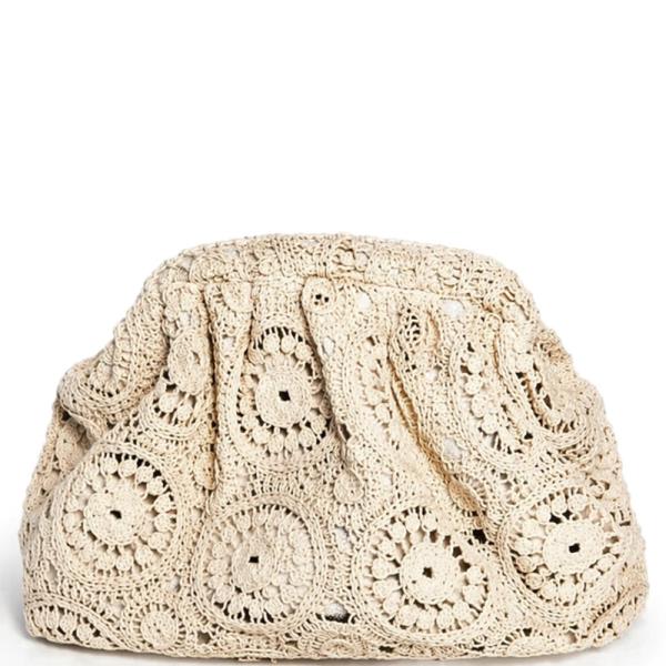 CIRCULAR PATTERN CHIC DESIGN CLUTCH BAG