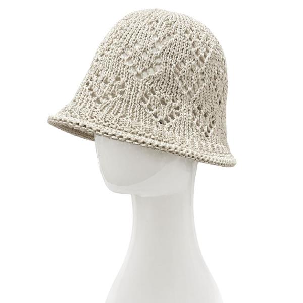 CROCHET OPEN WEAVE BUCKET HAT