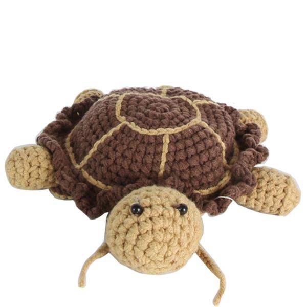 CROCHET TURTLE CROSSBODY BAG
