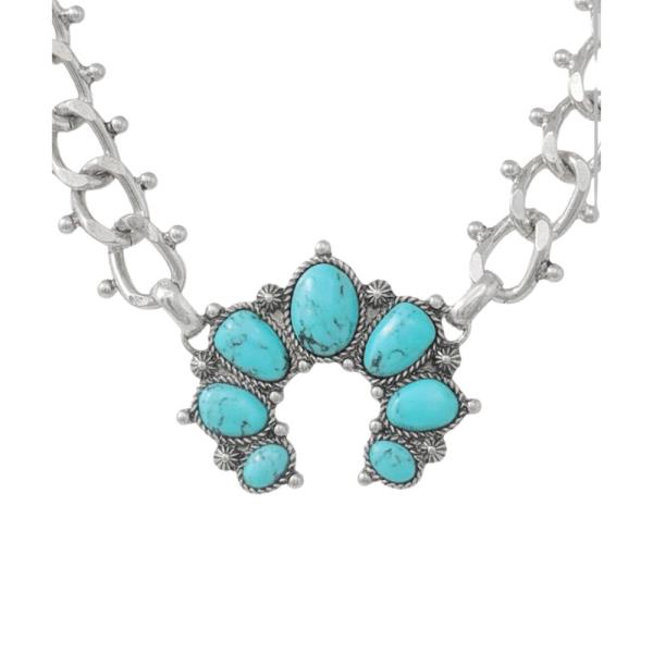 WESTERN BALL TXR HAND STONE NECKLACE