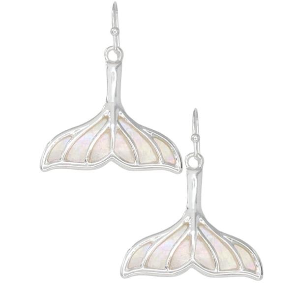 WHALE TAIL DANGLE EARRING