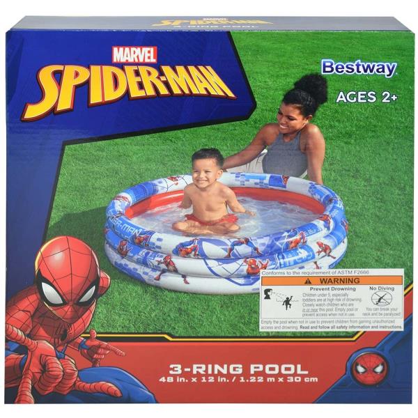Wholesale Spiderman 3 Ring Play Pool