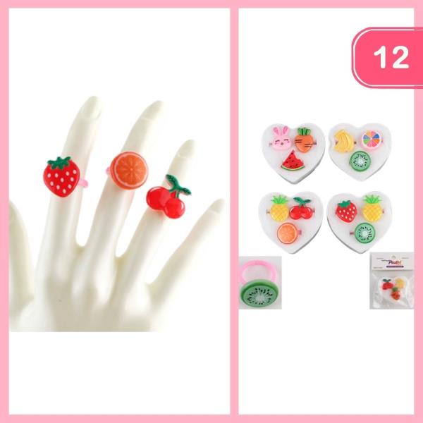 FRUIT EARRINGS (12 UNITS)