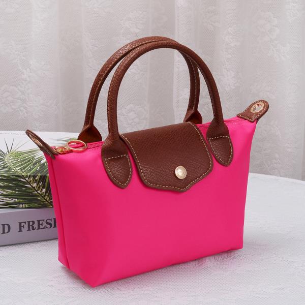 FAUX LEATHER FLAP NYLON CROSSBODY BAG