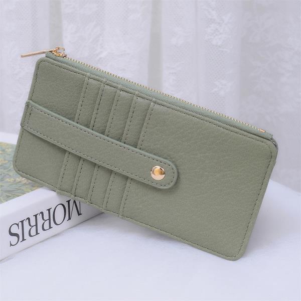 FAUX LEATHER CARD HOLDER WALLET