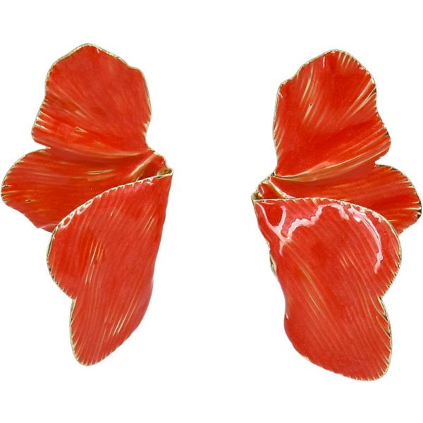 FLOWER PETAL STUD EARRING