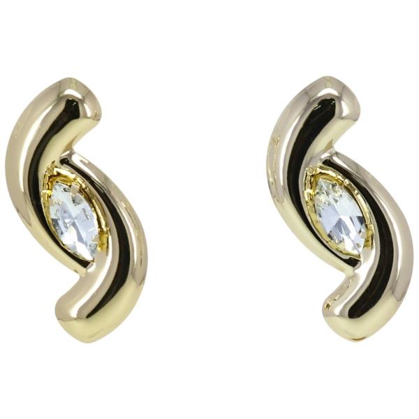 METAL PUFFY HUGGIE EARRING