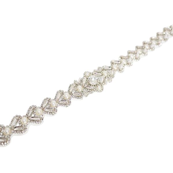 RHINESTONE PEARL BELT