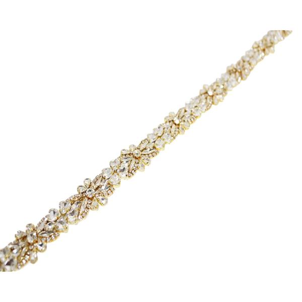 RHINESTONE FLOWER BELT