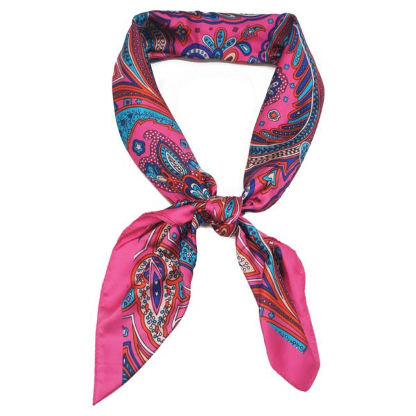 ELECTRIC PAISLEY PATTERNED SCARF