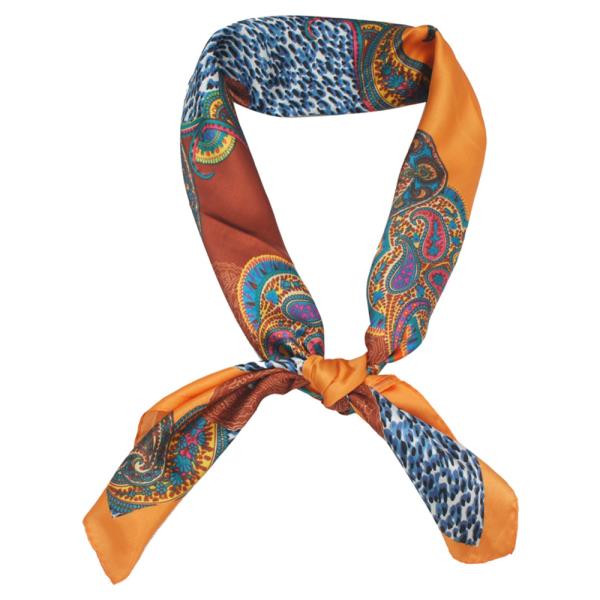 LEOPARD WILD PAISLEY SCARF