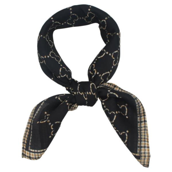 CC DIAMOND PATTERN PRINT SCARF