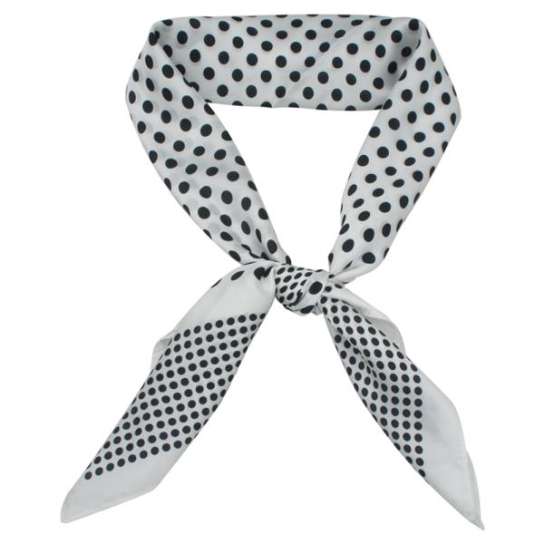 ROSETTE ACCENT DOT CUBE SCARF