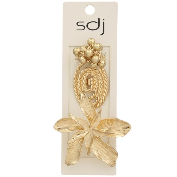 SDJ TEXTURED METAL MIX DESIGN MULTI RING SET