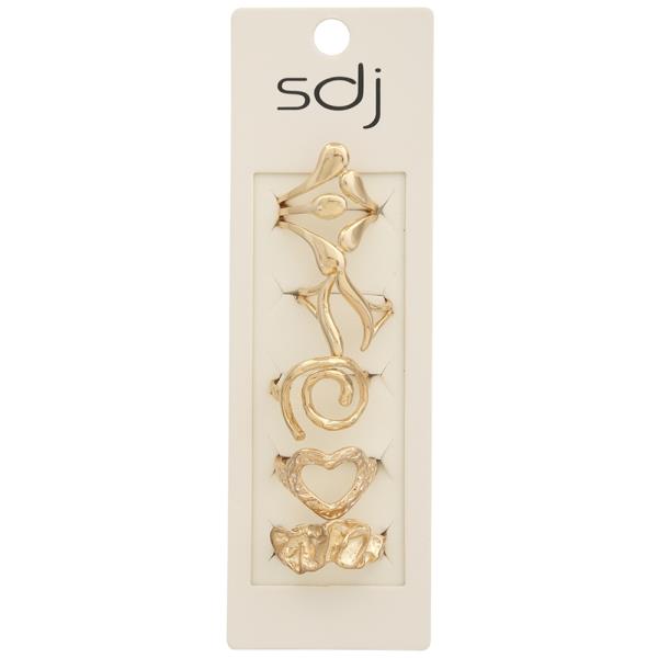 SDJ MIX SHAPE TEXTURE MULTI RING SET