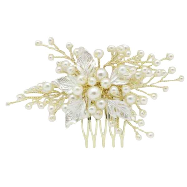 PEARL BEAD HAIR COMB
