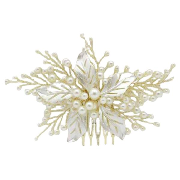 PEARL LEAF HAIR COMB