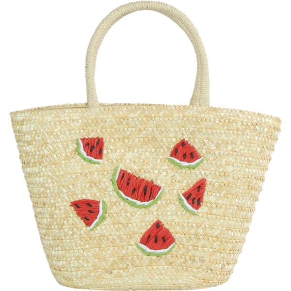 FRUIT STRAW TOTE BAG
