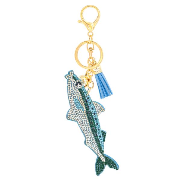 RHINESTONE SARDINE KEYCHAIN