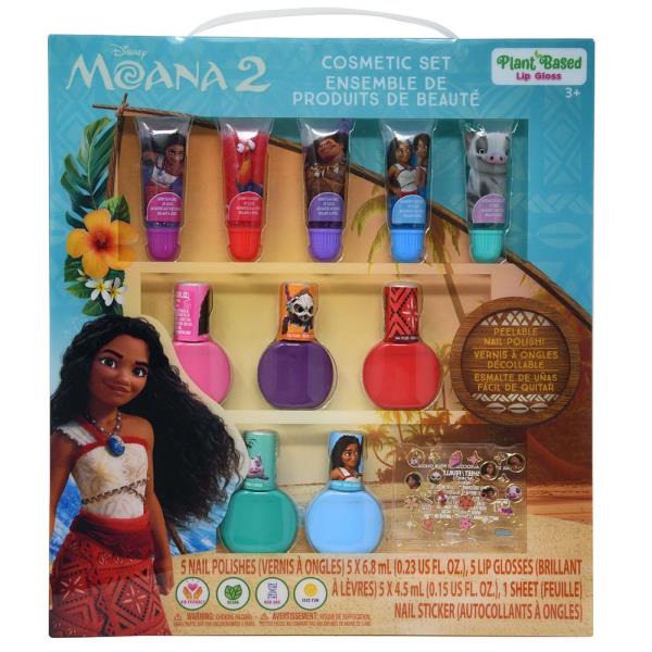 MOANA LIP AND NAIL COSMETIC SET