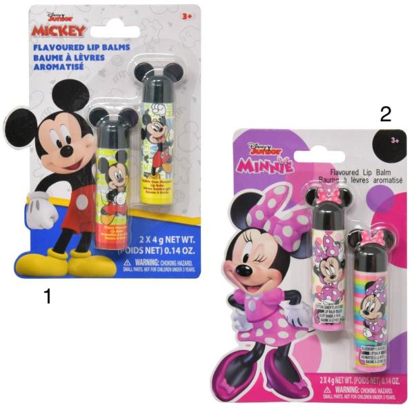 MICKEY AND MINNIE 2PK LIP BALM