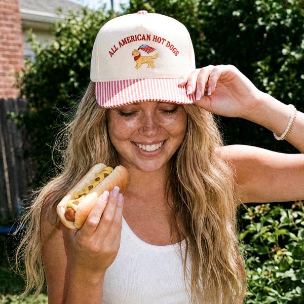ALL AMERICAN HOT DOGS TRUCKER HAT