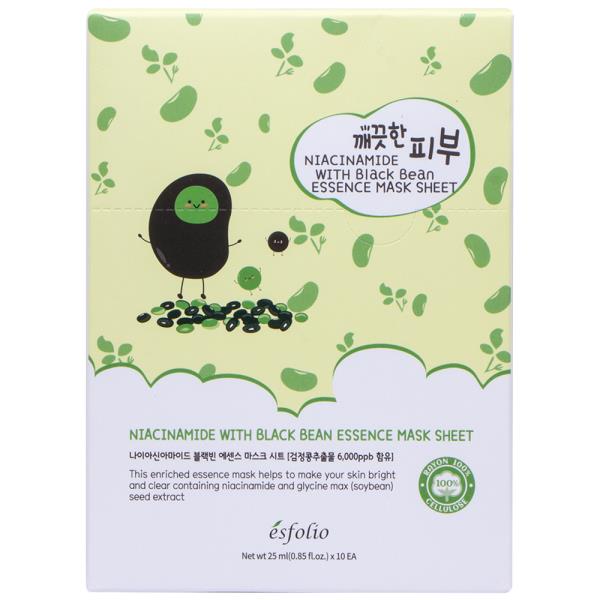 NIACINAMIDE WITH BLACK BEAN ESSENCE 10PC MASK SHEET