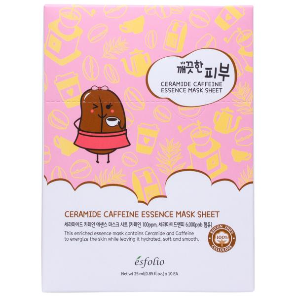 CERAMIDE CAFFEINE ESSENCE 10PC MASK SHEET