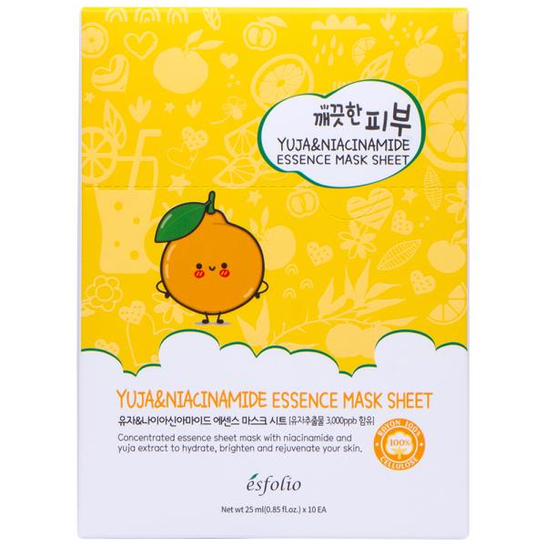 YUJA AND NIACINAMIDE ESSENCE 10PC MASK SHEET