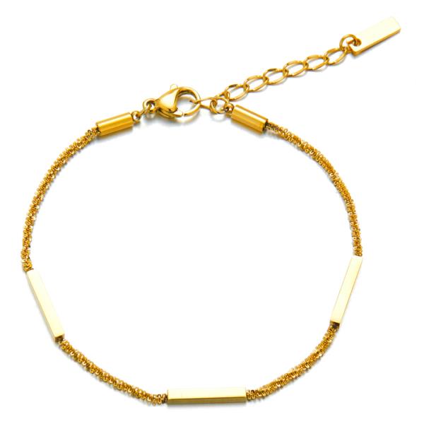STAINLESS STEEL BAR BRACELET