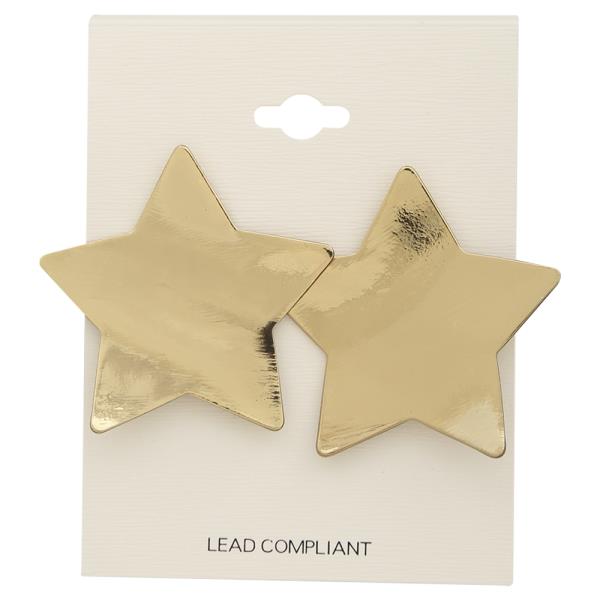STAR METAL EARRING