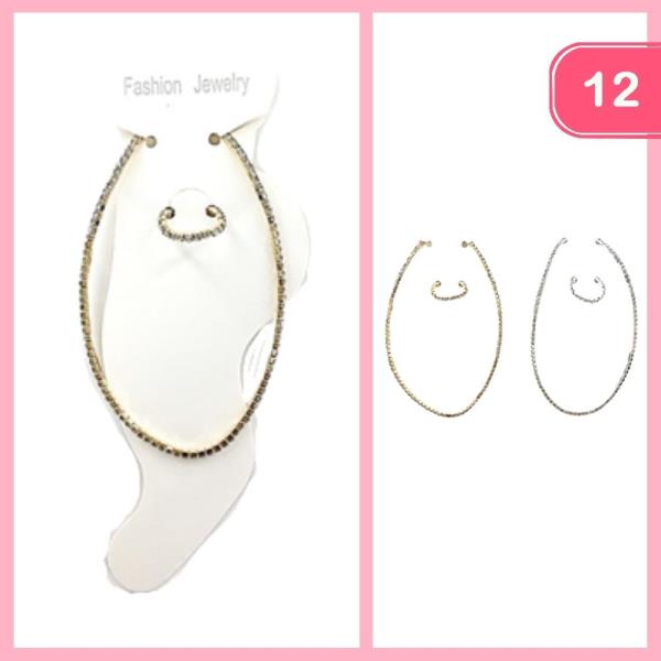 RHINESTONE ANKLET RING TOE (12 UNITS)