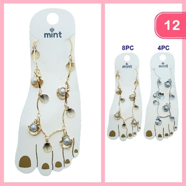SHELL PEARL ANKLET (12 UNITS)