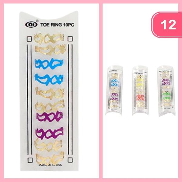 MIXED TOE RING (12 UNITS)