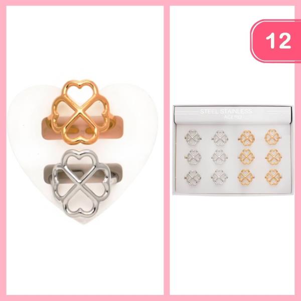 STAINLESS STEEL RING (12 UNITS)