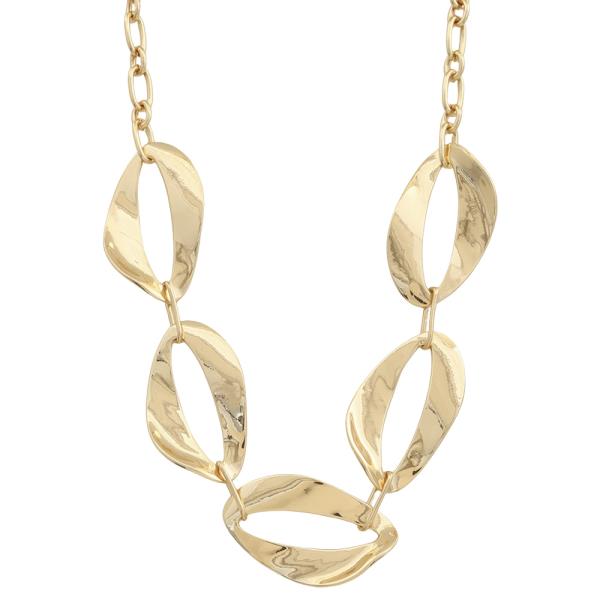 METAL OVAL LINK NECKLACE