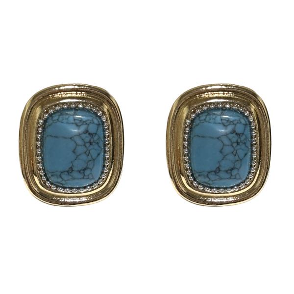 TURQUOISE STUD EARRING