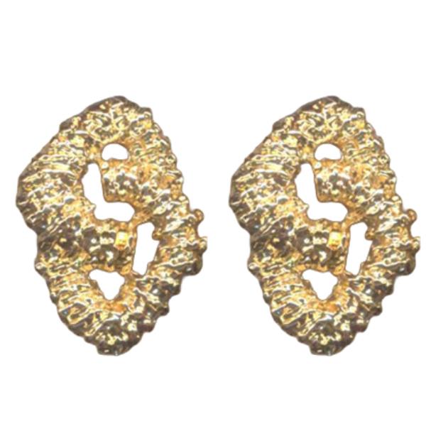 METAL STUD EARRING
