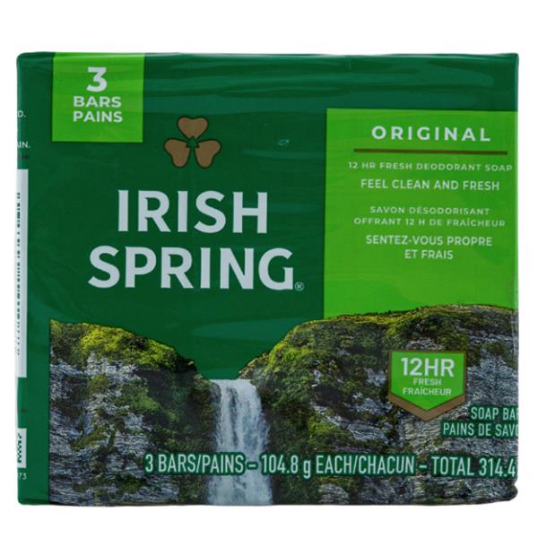 IRISIH SPRING 3PC ORIGINAL CLEAN BAR SOAP
