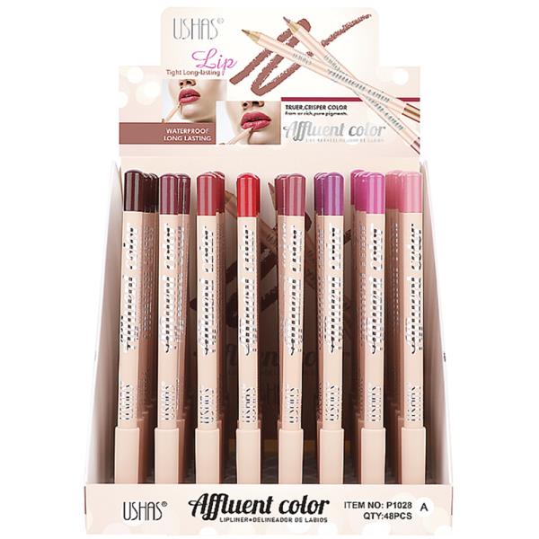 USHAS AFFLUENT COLOR LIP LINER (48 UNITS)