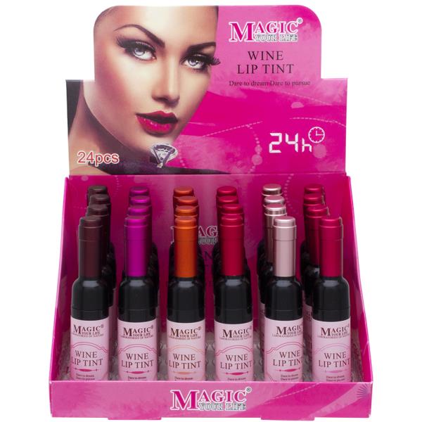 MAGIC YOUR LIFE 24H WINE LIP TINT (24 UNITS)