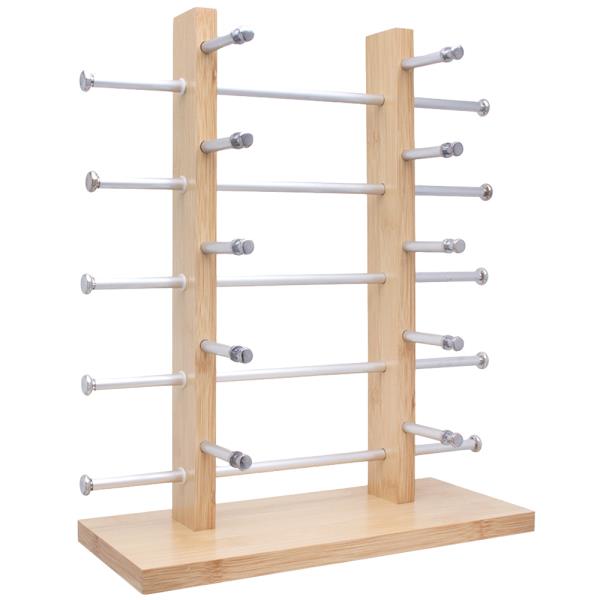 WOODEN SUNGLASSES DISPLAY STAND