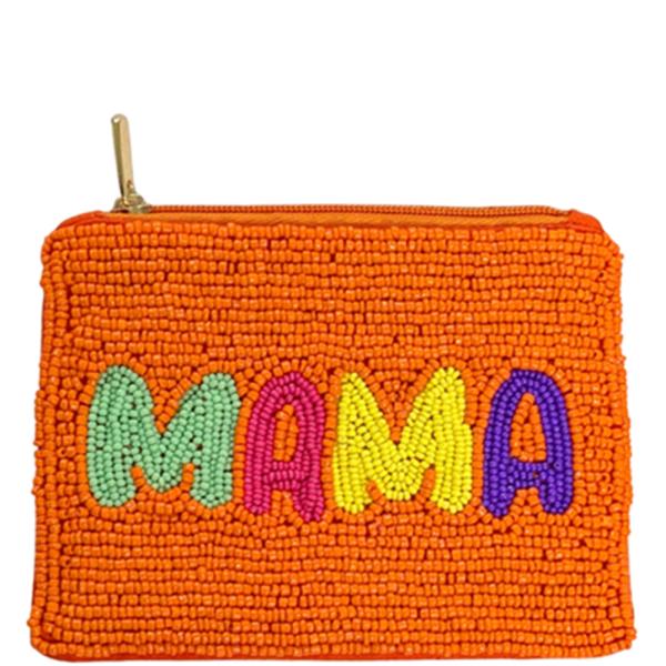 SEED BEAD MAMA COIN PURSE BAG