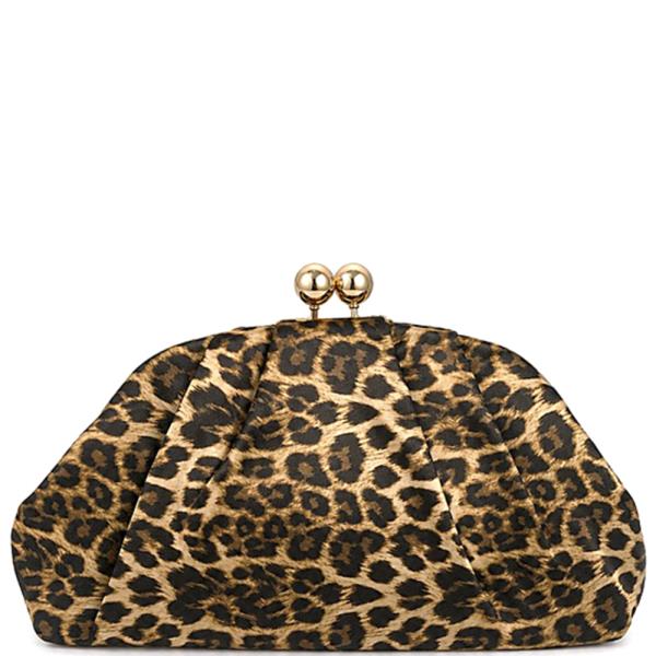 ANIMAL PRINT EVENING CLUTCH BAG