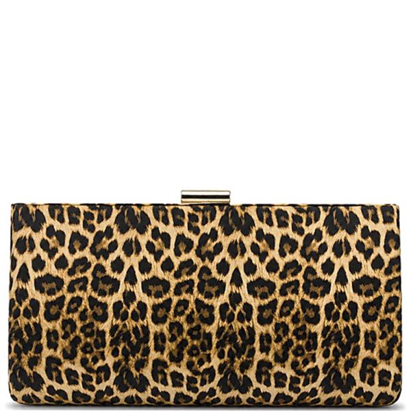ANIMAL PRINT EVENING CLUTCH BAG