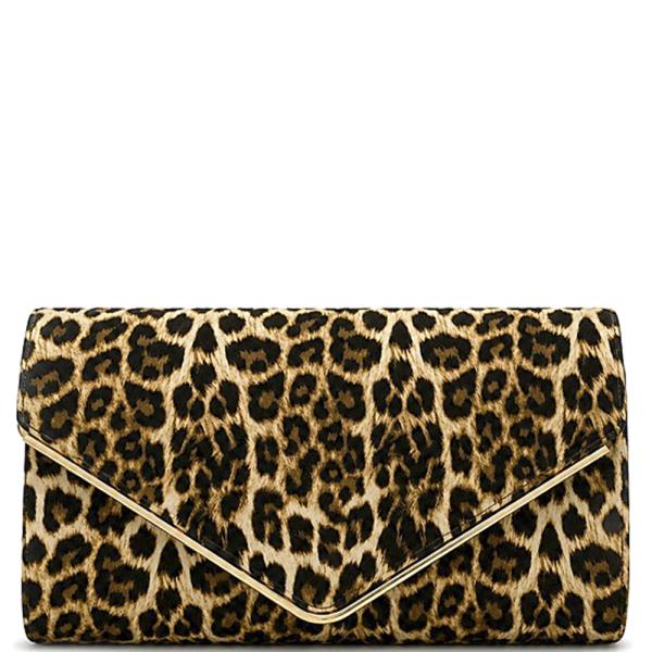 ANIMAL PRINT ENVELOPE EVENING CLUTCH BAG