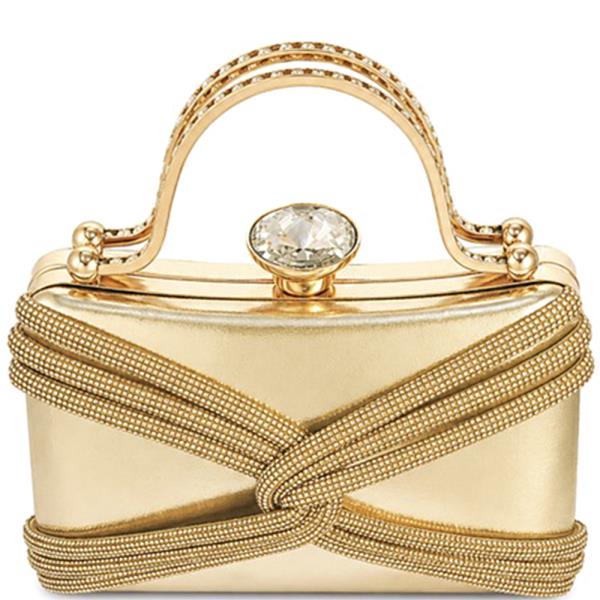 GLAMOUR RHINESTONE CRYSTAL DESIGN EVENING BAG