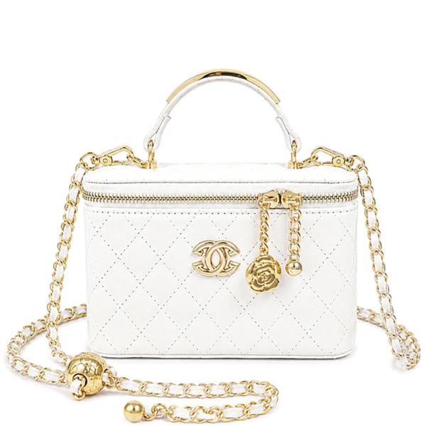 QUILTED FASHION DESIGN HANDLE CROSSBODY BAG