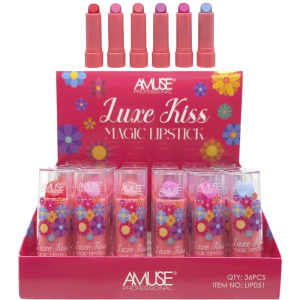 AMUSE LUXE KISS MAGIC LIPSTICK (36 UNITS)